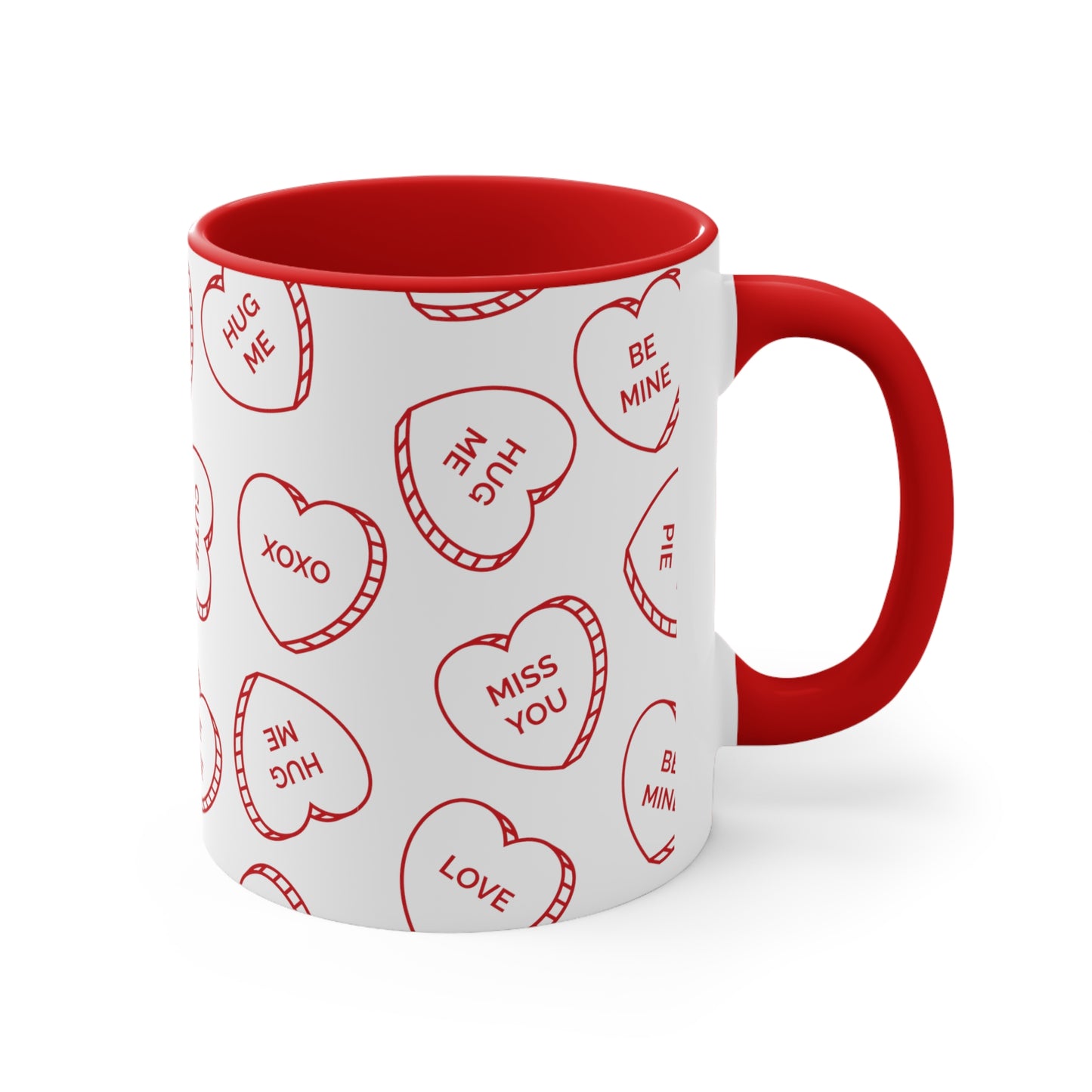 Cozy Hearts Embrace Mug