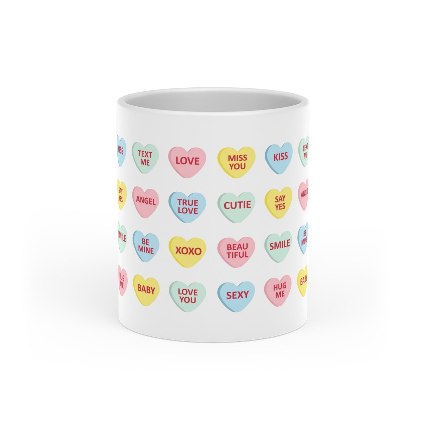 Candy Hearts of Affection Mug