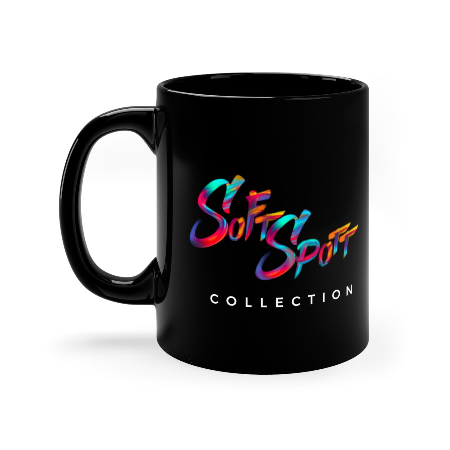 Rainbow Harmony Black Mug