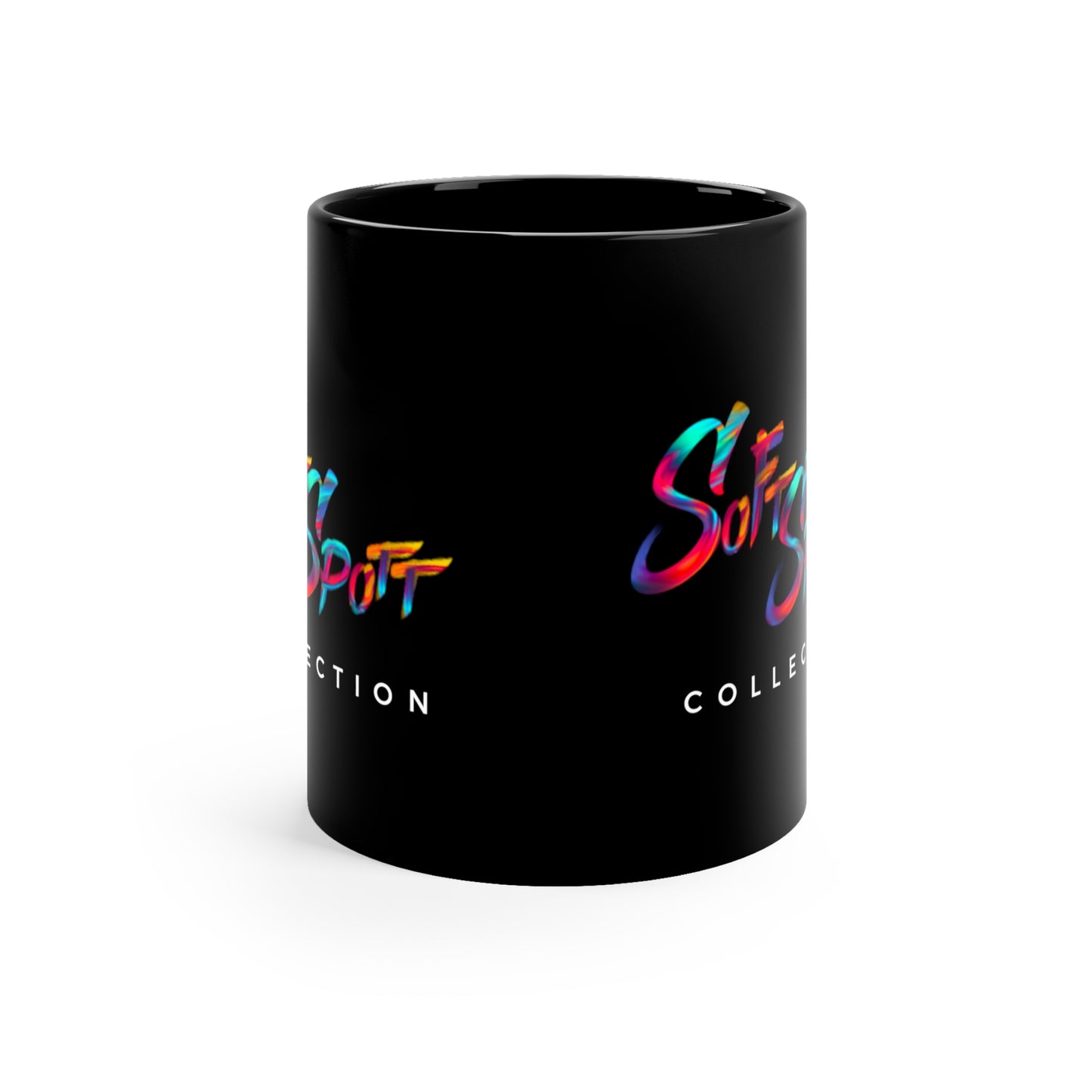 Rainbow Harmony Black Mug