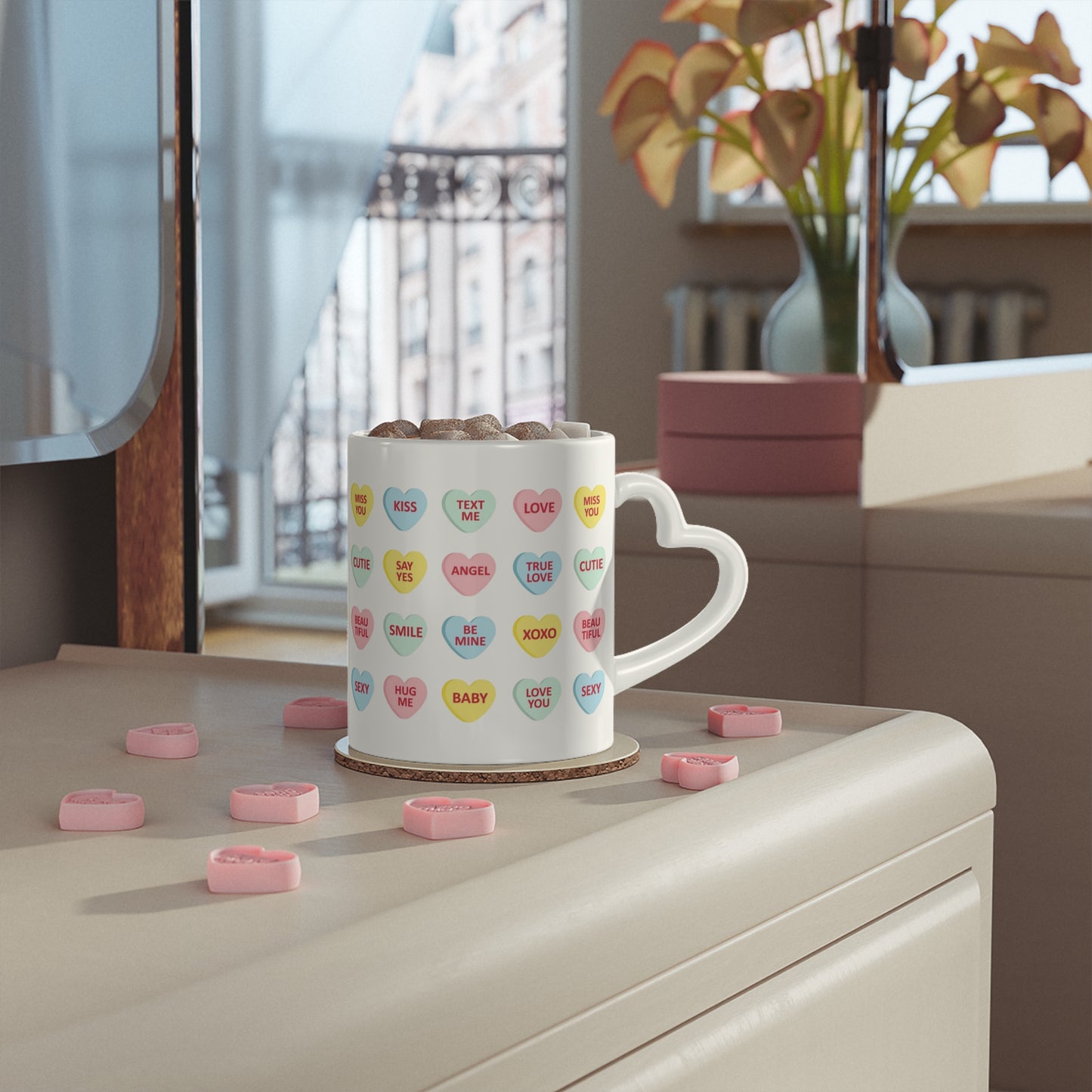 Candy Hearts of Affection Mug