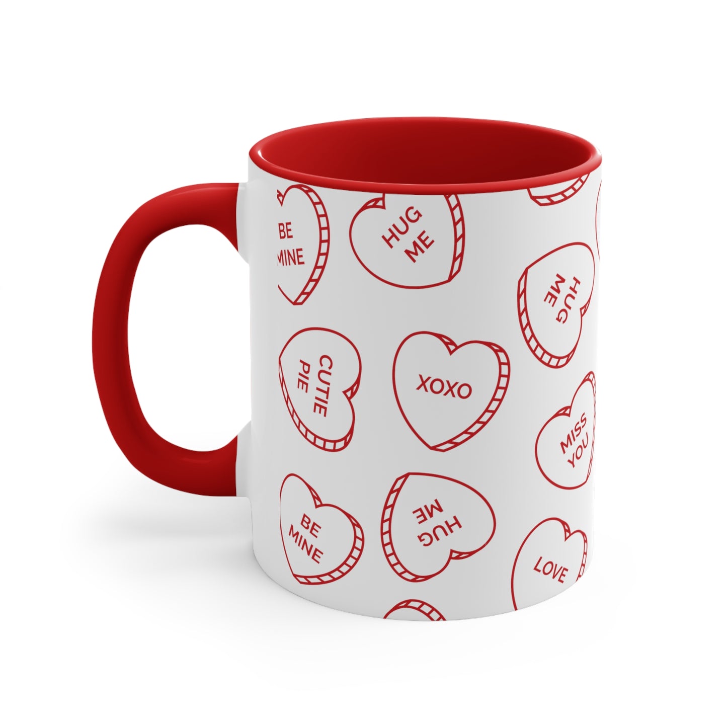 Cozy Hearts Embrace Mug