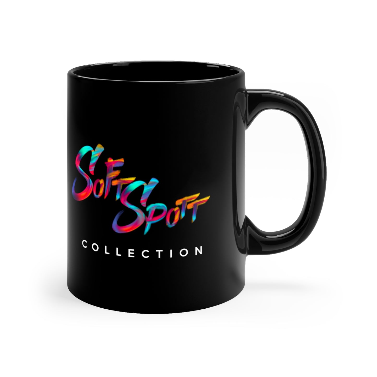 Rainbow Harmony Black Mug